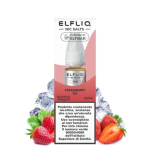 Strawberry Ice – Liquido Pronto 10ml Sali di Nicotina – ElfLiq
