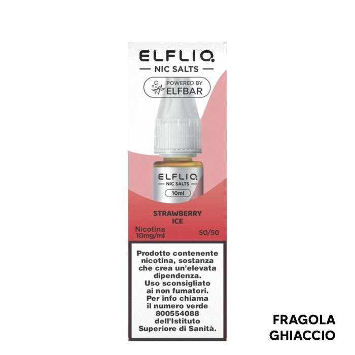 Strawberry Ice - Liquido Pronto 10ml Sali di Nicotina - ElfLiq