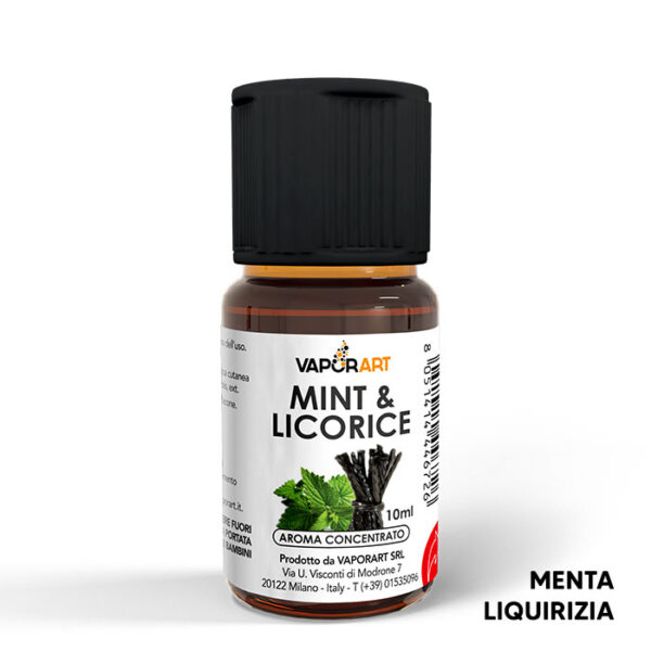 MINT E LICORICE - Delixia - Aroma Concentrato 10ml - Vaporart