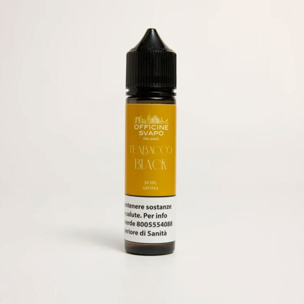 BLACK - Teabacco - Liquido Scomposto 20ml - Officine Svapo