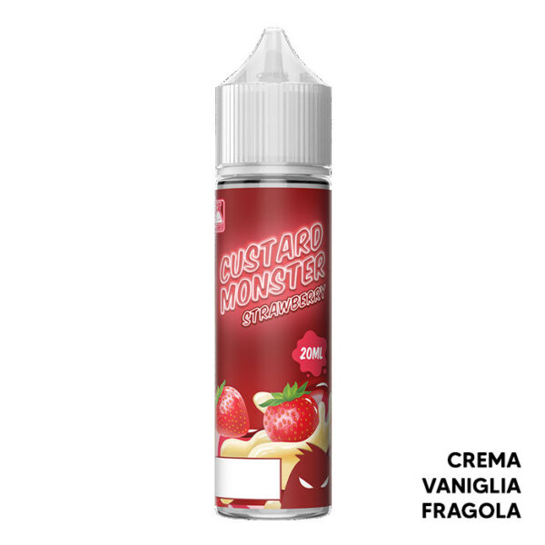 STRAWBERRY CUSTARD - Custard Monster - Liquido Scomposto 20ml - Monster Vape Labs