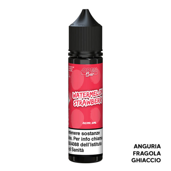 WATERMELON STRAWBERRY - Liquido Scomposto 20ml - Open Bar