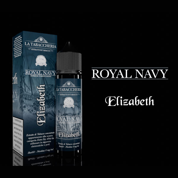 ELIZABETH - linea Royal Navy - Extra Dry 4Pod - Liquido Scomposto 20ml - La Tabaccheria
