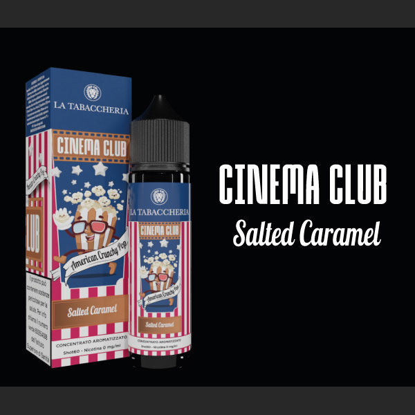 SALTED CARAMEL - Linea Cinena Club - Liquido Scomposto 20ml - La Tabaccheria