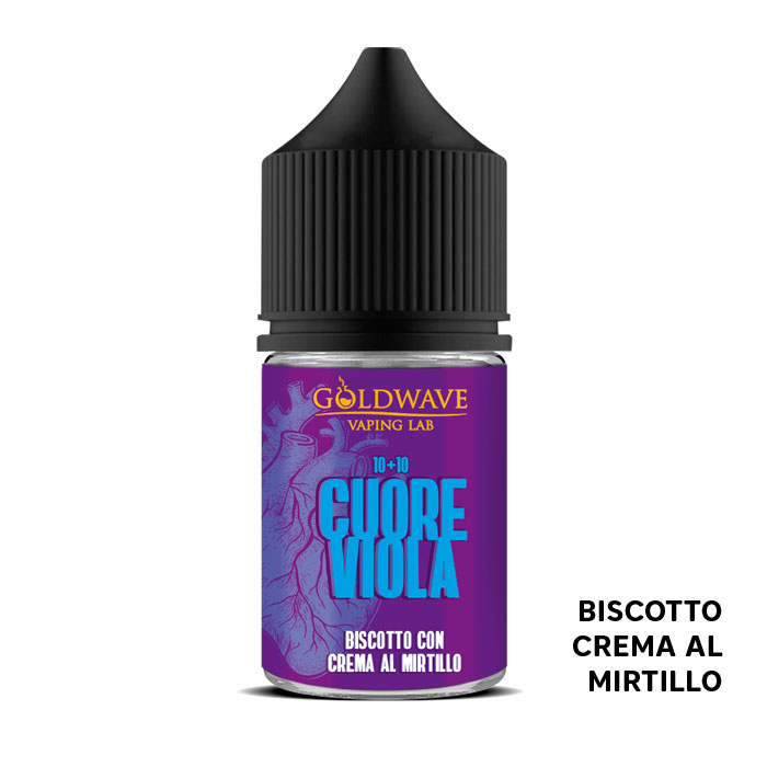 CUORE VIOLA - Cuori - Aroma Mini Shot 10+10 - Goldwave