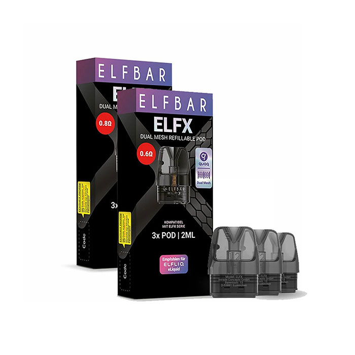 Pod di Ricambio Dual Mesh per ELFX Pod Mod - (2 Pezzi) - Elf Bar - immagine 1