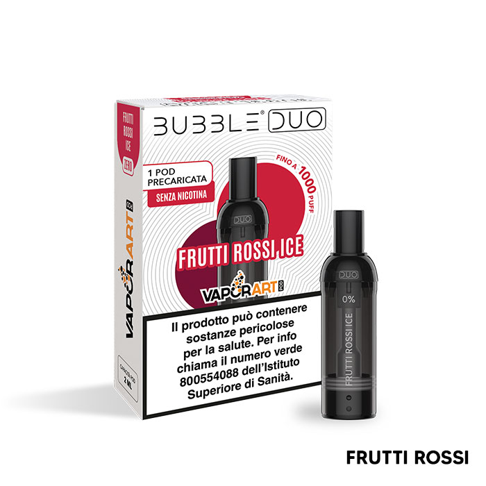 FRUTTI ROSSI ICE - Pod Precaricata Bubble Duo - Vaporart