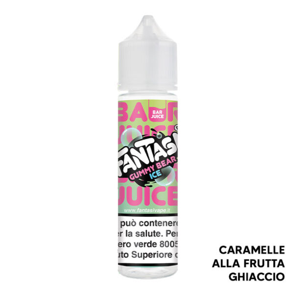 GUMMY BEAR ICE - Bar Juice - Liquido Scomposto 20ml - Fantasi Vape