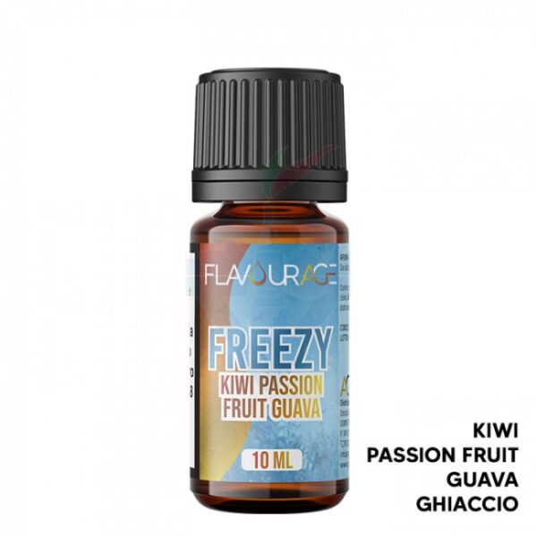 KIWI PASSION FRUIT GUAVA - Freezy - Aroma Concentrato 10ml - Flavourage