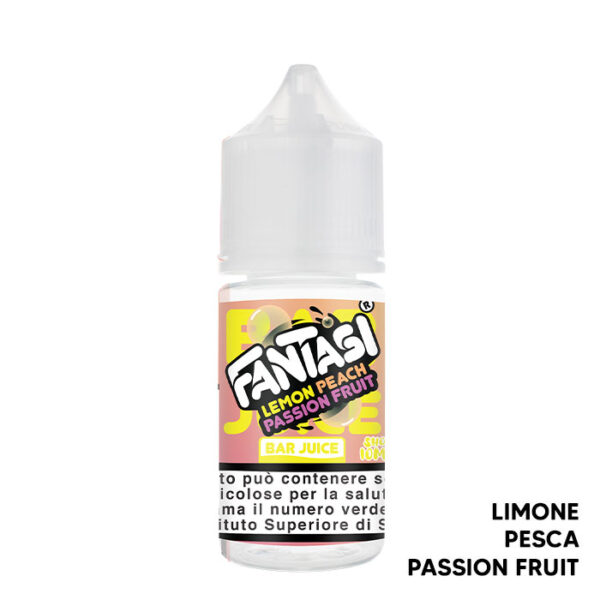 LEMON PEACH PASSION FRUIT - Bar Juice - Aroma Mini Shot 10+10 - Fantasi Vape