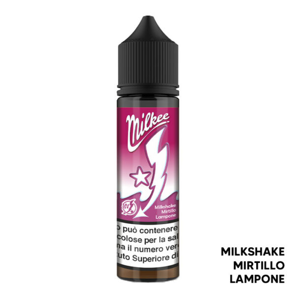 MILKSHAKE MIRTILLO LAMPONE - Milkee - Liquido Scomposto 20ml - Flavourart