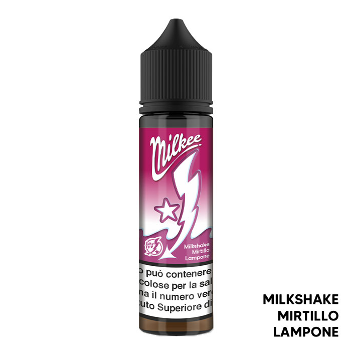 MILKSHAKE MIRTILLO LAMPONE - Milkee - Liquido Scomposto 20ml - Flavourart