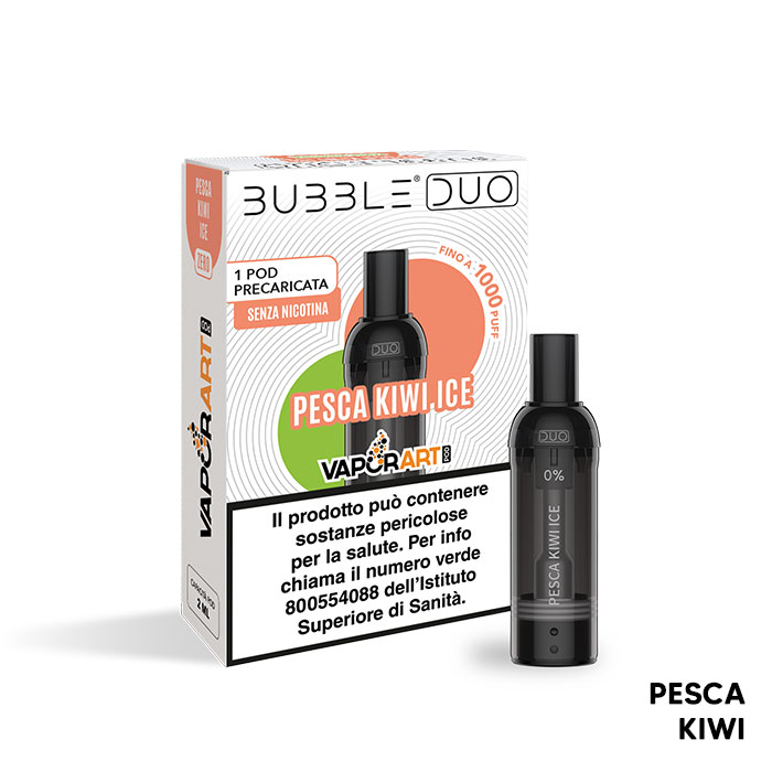PESCA KIWI ICE - Pod Precaricata Bubble Duo - Vaporart