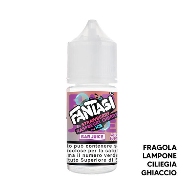 STRAWBERRY RASPBERRY CHERRY - Bar Juice - Aroma Mini Shot 10+10 - Fantasi Vape