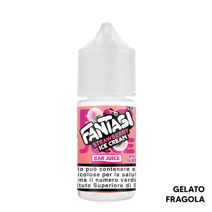 STRAWBERRY ICE CREAM - Bar Juice - Aroma Mini Shot 10+10 - Fantasi Vape