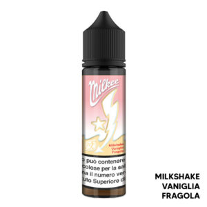 MILKSHAKE VANIGLIA FRAGOLA - Milkee - Liquido Scomposto 20ml - Flavourart