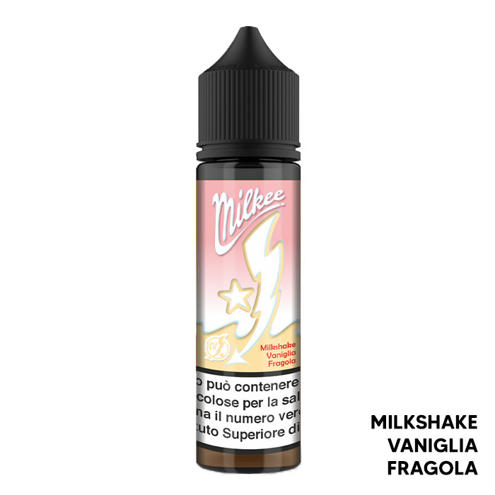 MILKSHAKE VANIGLIA FRAGOLA - Milkee - Liquido Scomposto 20ml - Flavourart