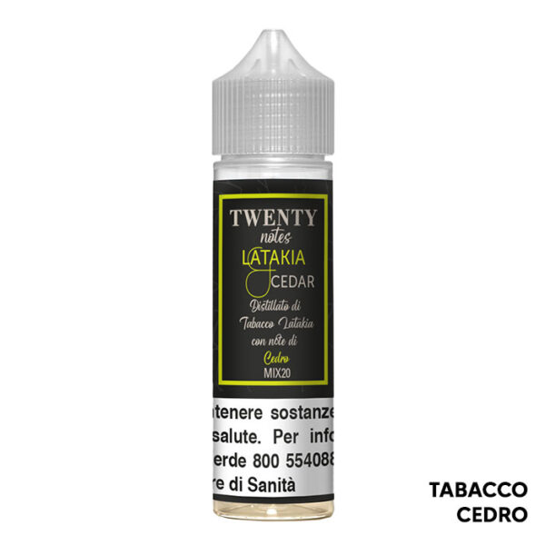 LATAKIA E CEDAR - Twenty Notes - Mix Series 20ml - TNT Vape