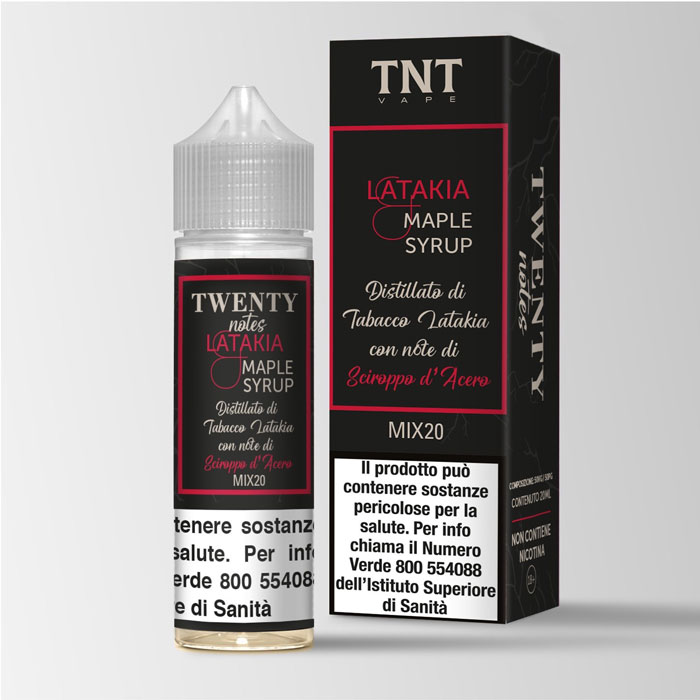 LATAKIA E MAPLE SYRUP - Twenty Notes - Mix Series 20ml - TNT Vape