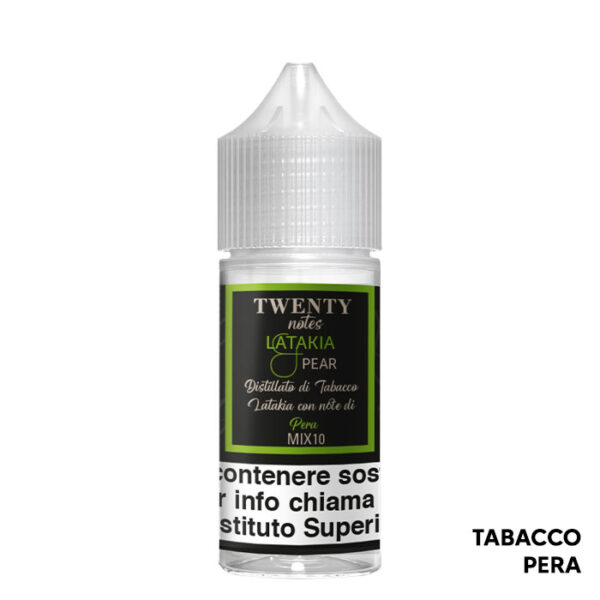 LATAKIA E PEAR - Twenty Notes - Mix Series 10ml - TNT Vape
