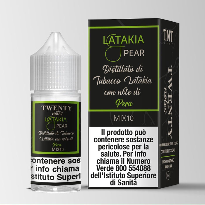 LATAKIA E PEAR - Twenty Notes - Mix Series 10ml - TNT Vape