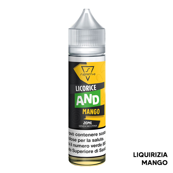 LICORICE AND MANGO - Liquido Scomposto 20ml - Suprem-e