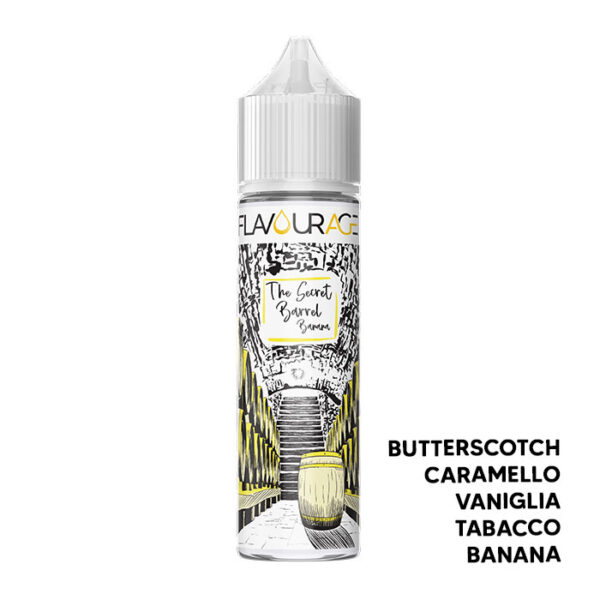 The Secret Barrel Banana - Liquido Scomposto 20ml - Flavourage