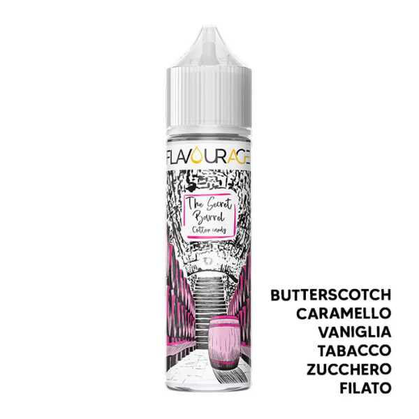 The Secret Barrel Cotton Candy - Liquido Scomposto 20ml - Flavourage