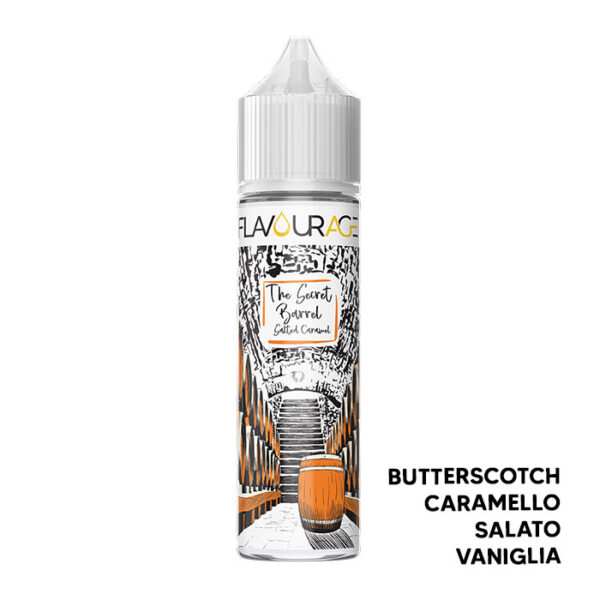 The Secret Barrel Salted Caramel - Liquido Scomposto 20ml - Flavourage