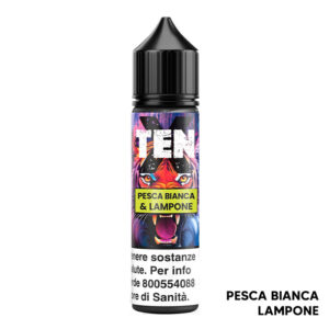 PESCA BIANCA & LAMPONE – Ten X – Liquido Scomposto 20ml – Flavourart