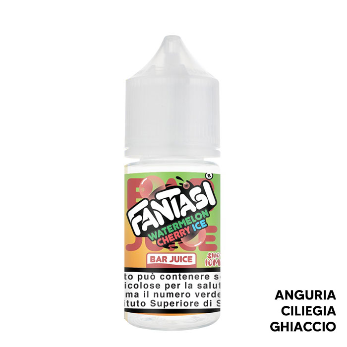 WATERMELON CHERRY ICE - Bar Juice - Aroma Mini Shot 10+10 - Fantasi Vape