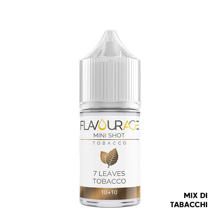 7 LEAVES TOBACCO - Tobacco - Aroma Mini Shot 10+10 - Flavourage 7 LEAVES TOBACCO - Tobacco - Aroma Mini Shot 10+10 - Flavourage