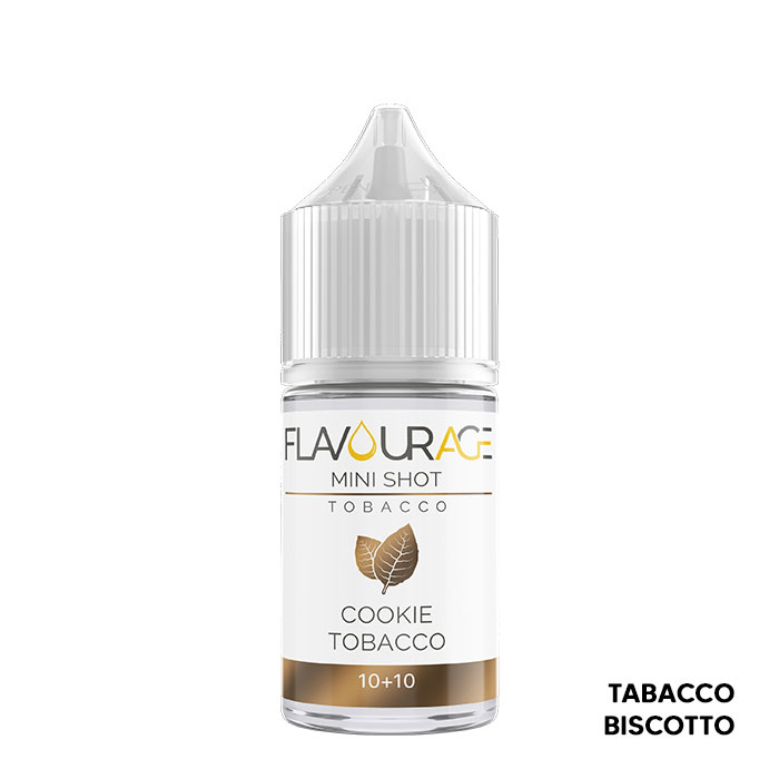 COOKIE TOBACCO - Tobacco - Aroma Mini Shot 10+10 - Flavourage COOKIE TOBACCO - Tobacco - Aroma Mini Shot 10+10 - Flavourage