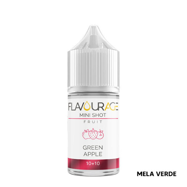 GREEN APPLE - Fruit - Aroma Mini Shot 10+10 - Flavourage