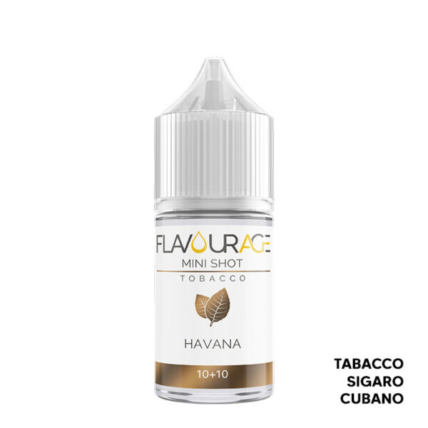 HAVANA - Tobacco - Aroma Mini Shot 10+10 - Flavourage
