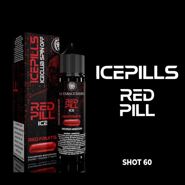 RED PILL - Linea Ice Pills - Liquido Scomposto 20ml - La Tabaccheria RED PILL - Linea Ice Pills - Liquido Scomposto 20ml - La Tabaccheria
