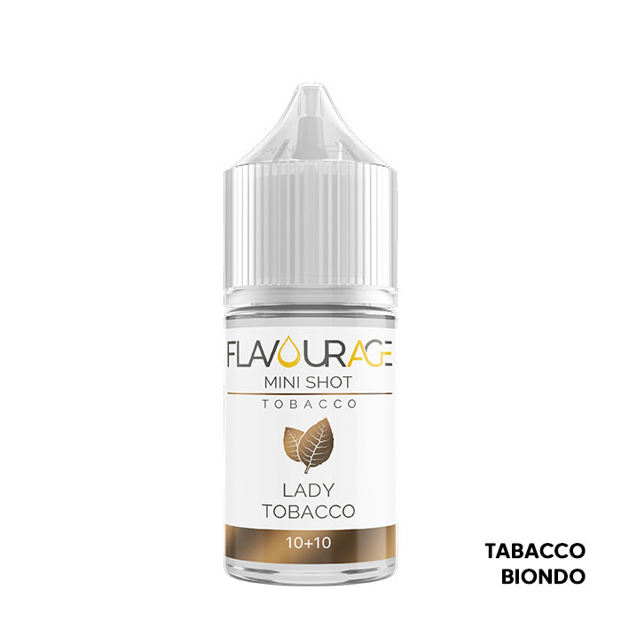 LADY TOBACCO - Tobacco - Aroma Mini Shot 10+10 - Flavourage LADY TOBACCO - Tobacco - Aroma Mini Shot 10+10 - Flavourage