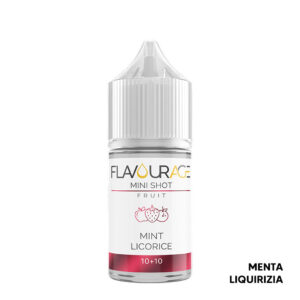 MINT LICORICE - Fruit - Aroma Mini Shot 10+10 - Flavourage