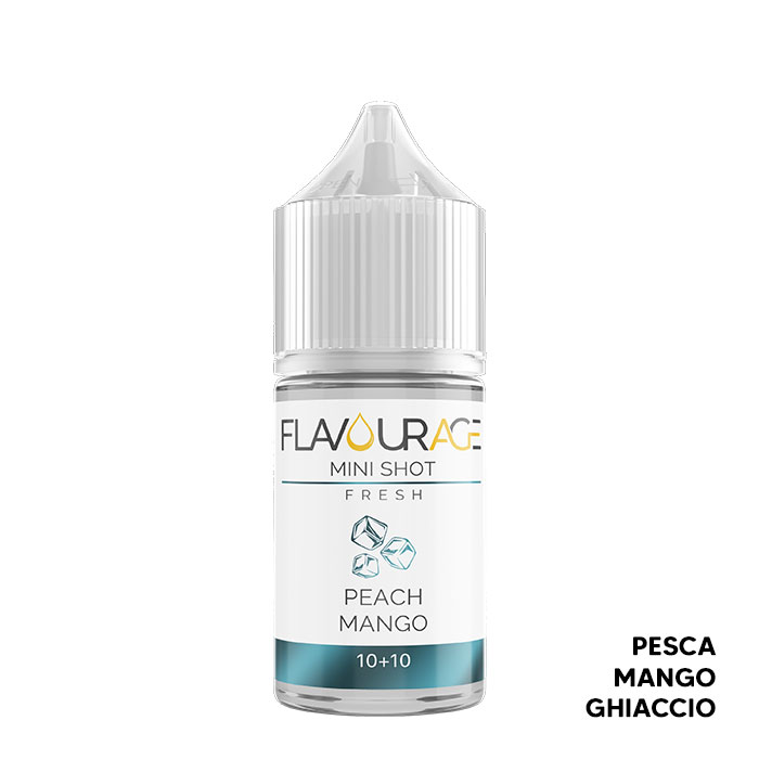 PEACH MANGO - Fresh - Aroma Mini Shot 10+10 - Flavourage PEACH MANGO - Fresh - Aroma Mini Shot 10+10 - Flavourage
