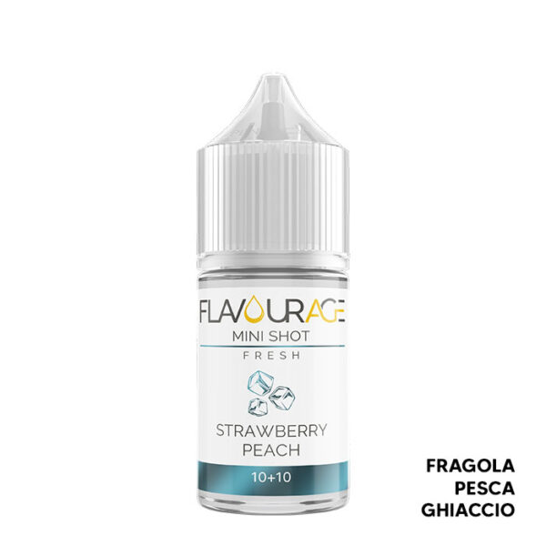 STRAWBERRY PEACH - Fresh - Aroma Mini Shot 10+10 - Flavourage