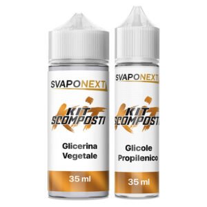 Kit Basi Scomposte - KIT ARANCIONE 70ML 50/50 (35+35) - SvapoNext