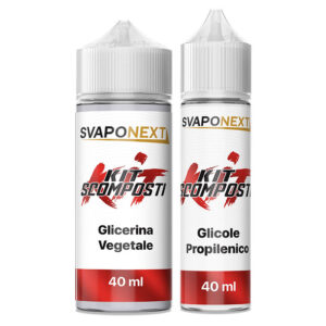 Kit Basi Scomposte - KIT ROSSO 80ML 50/50 (40+40) - SvapoNext