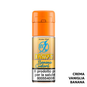 BANANA CUSTARD - Drops - Aroma Concentrato 10ml - Flavourart