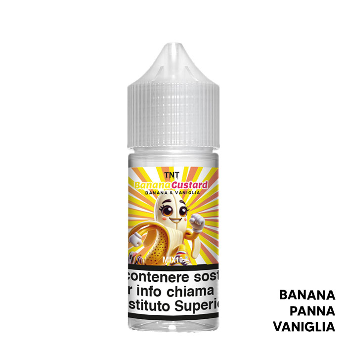 BANANA CUSTARD - Mix Series 10ml - TNT Vape BANANA CUSTARD - Mix Series 10ml - TNT Vape