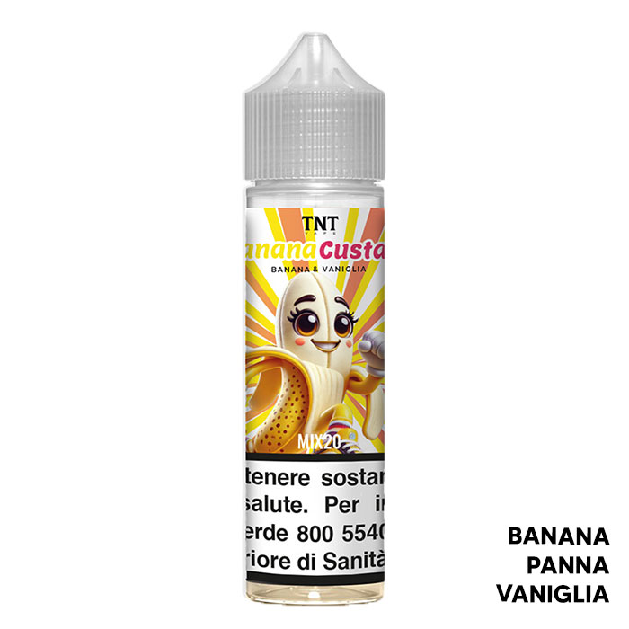 BANANA CUSTARD - Mix Series 20ml - TNT Vape BANANA CUSTARD - Mix Series 20ml - TNT Vape