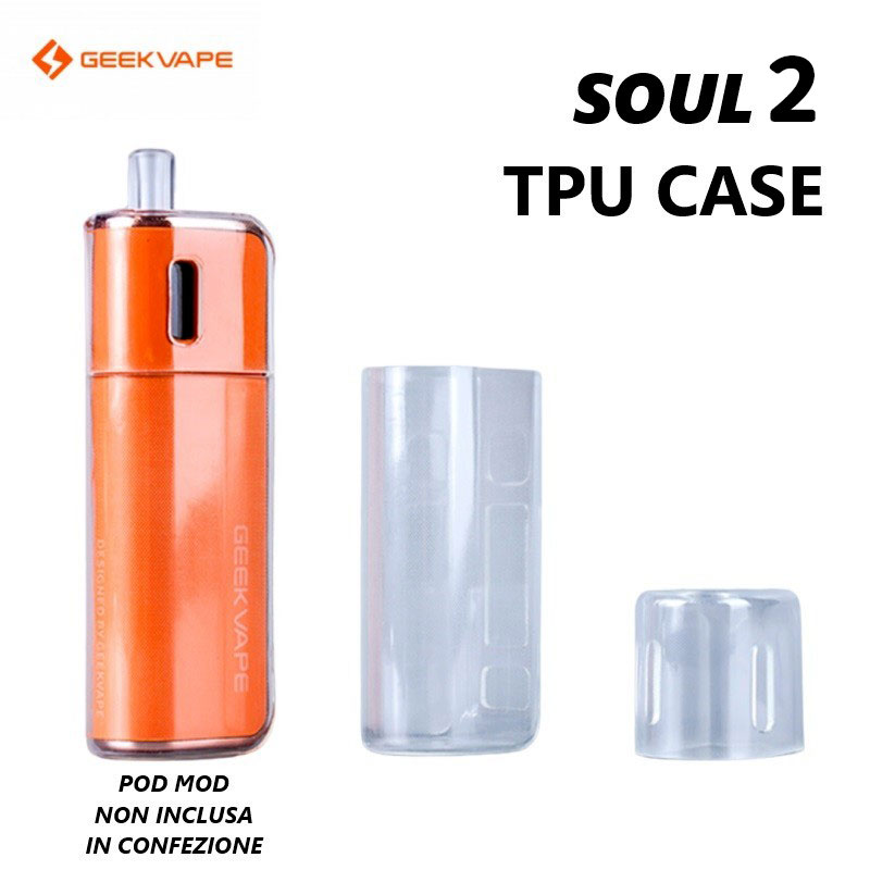 Soul 2 TPU Case - Cover Custodia Trasparente - Geekvape Soul 2 TPU Case - Cover Custodia Trasparente - Geekvape