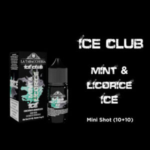 MINT & LICORICE ICE - Ice Club - Aroma Mini Shot 10+10 - La Tabaccheria