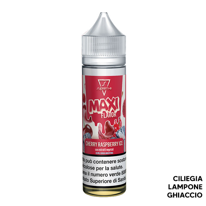 CHERRY RASPBERRY ICE - Maxi Flavor - Liquido Scomposto 20ml - Suprem-e CHERRY RASPBERRY ICE - Maxi Flavor - Liquido Scomposto 20ml - Suprem-e