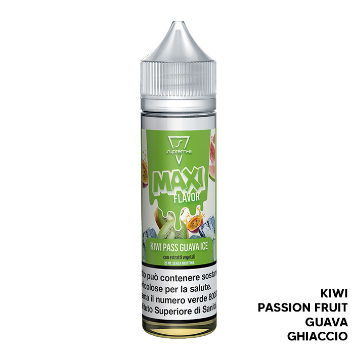 KIWI PASS GUAVA ICE - Maxi Flavor - Liquido Scomposto 20ml - Suprem-e KIWI PASS GUAVA ICE - Maxi Flavor - Liquido Scomposto 20ml - Suprem-e