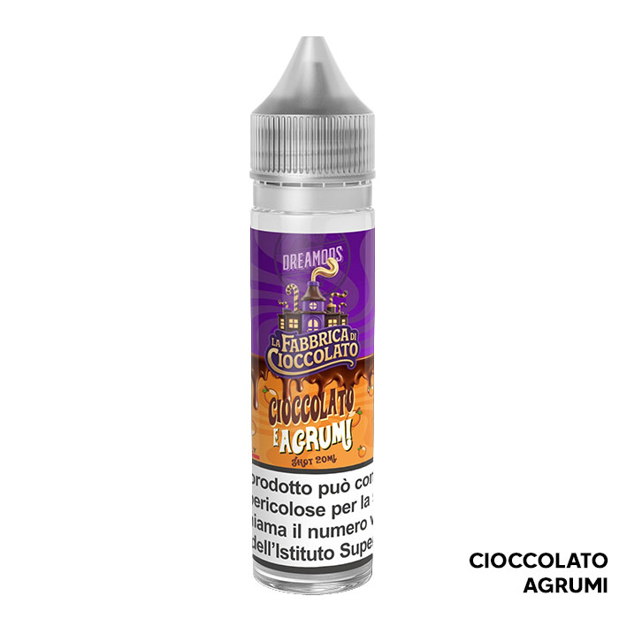 CIOCCOLATO E AGRUMI - La Fabbrica di Cioccolato - Liquido Scomposto 20ml - Dreamods CIOCCOLATO E AGRUMI - La Fabbrica di Cioccolato - Liquido Scomposto 20ml - Dreamods